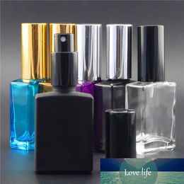 1pcs/lot 30ml transparent glass empty bottle perfume bottle atomizer spray can be filled bottle spray box travel size portable