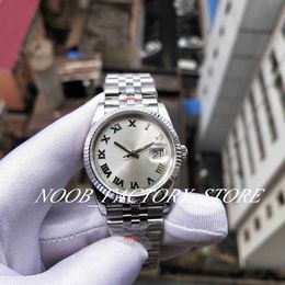 Men of Watches Silver Roman Dial Style 36MM Super GMF Factory Waterproof Men's Date 904L Steel Automatic Cal.3235 Movement 126234 Dive Watch Wristwatches Original box