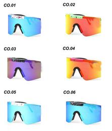 Polarisierte neue Mode Mann PPittt Sonnenbrille doppelt breit polarisiert verspiegelt Schutzbrillen Objektiv TR90 Radfahren glasse UV Outdoor winddichte Box Brille