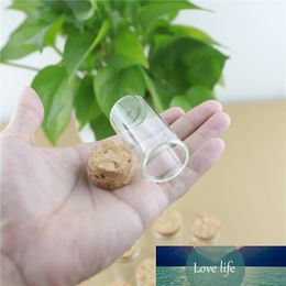 50pcs/lot 30*60mm 25ml Cork Stopper Mini Glass Bottle Spicy Storage Bottle Container Glass Jars Vials DIY Craft