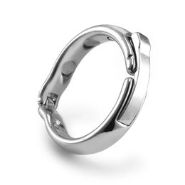 Good for Male Metal Foreskin Correction Penis Ring Adjustable Size Glans Physiotherapy Ring Circumcision Rings V Type CockRings