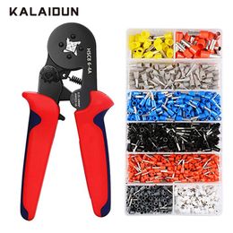 cable needle set UK - KALAIDUN Crimping Pliers Set Multitool Wire Cable Press Pliers Electric Tube Needle Terminals Box Hand Tools Y200321