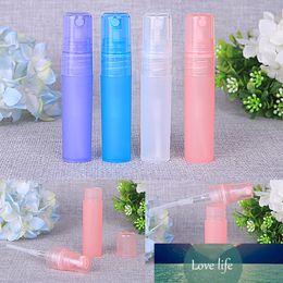 50pcs 5ml Portable Empty Plastic Frosted Pump Spray Perfume Pen Bottles Refillable Atomizer Travel Vials Mist Sprayer Containers