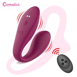 10 Speeds Clitoral Stimulator Remote Control Powerful Clitoris Vibrators for Women's Panties Lay on Vibrator Female Masturbation