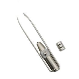 Make Up Beauty Tool Stainless Steel LED Eyebrow Tweezer With Smart LED Light Non-slip Eyelash Eyebrow Hair Removal Tweezers FAST SHIP