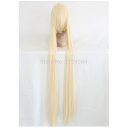 Long Chobits-Chii Hot New Beige Fashion Cosplay Anime Wig