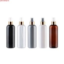 300ml x 20 Coloured Refillable Cosmetic Bottles With Gold Mist Sprayer Pump Grey Transparent Bottle For Perfumr Liquid Medecinehigh quatiy
