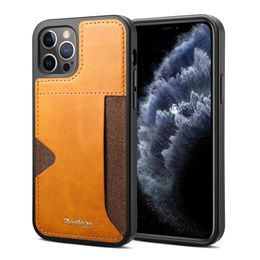 Shockproof Leather Phone Case For iphone 12 Pro Max Card PU Protective Cover For iphone 11 Pro Max