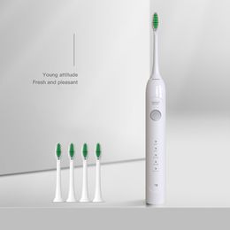 Lansung Sonic Electric Toothbrush Magnetic Suspension Ultrasonic Toothbrush 5 Mode Waterproof USB Rechargeable Tooth Brush ML918 DHL