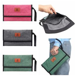Portable Smell Proof Stash Bag Lined Travel Case Handbag Password Lock Pocket For Lighter Spices Grinder Herb Tobacco Smoking Handpipe