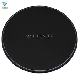 Qi Wireless Fast Charger Charging Pad Dock for iPhone Samsung Android Cell Phone for iPhone 11 Pro XS Max XR X 8 Plus 50pcs/lot