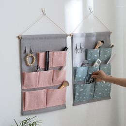 Storage Bags Wall-mounted Door And Bedside Bag, Student Sundries Artefact Cloth Hanging Socks