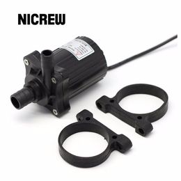 Nicrew 170GPH 650L/H Submersible Electric Water Pump Pomp for Aquarium Pond Gardon Fountain Waterfall DC24V No plugs DC40-2470 Y200922