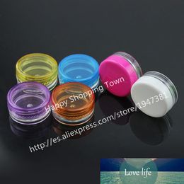Free Shipping Promotion 500 Pcs 3G Plastic Cream Jars, 3 G Cream Jars, 3ml Sample Cosmetic Bottlesntainer