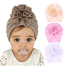 Lovely Baby Hat Soft Cotton Baby Girl Hat Turban Infant Toddler Newborn Baby Cap Bonnet Headwraps Kids Hat Beanie