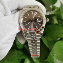 Top Quality Watch BP 36mm 41mm 126300-0008 126300 Smooth bezel Grey dial Stainless 316L Luminescent 2813 Movement Mechanical Automatic Mens Watches