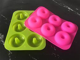6 Donut Multi Colour Mould Epoxy Resin Silicone Circular Baking Cake Biscuit Waffle Chocolate Mould Ice Jelly New Arrival 3 9yf L2