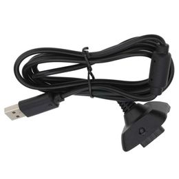 Wholesale Black 1.5m USB Charging Cable Wire Replacement Charger For Xbox 360 Wireless Game Controller