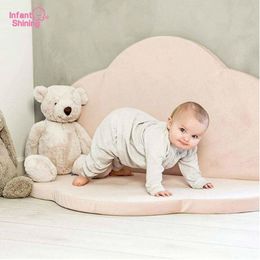 Infnat Shining Baby Playmat Children's Room Decoration Play Mat Ins Sponge Folding Carpet Baby Game Pad Washable 4cm Puzzle Mat LJ201113