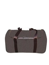 can custom Brown Flower beau case travel Carrying briefcase handle grid Luggage Handbags Shoulder Bags Purse trunk han valise tote rolling suitcase hori soft duffel