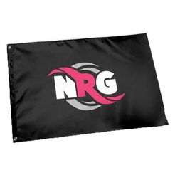 N-R-G Esports Gaming Flag 3x5 Ft 150x90cm for Home-Business-Outdoor Flags Garden Decoration Durable Big Banner Flag