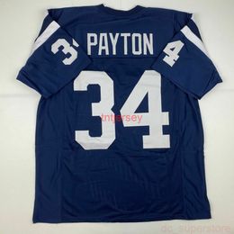 CHEAP CUSTOM New WALTER PAYTON Jackson State College Stitched Football Jersey ADD ANY NAME NUMBER