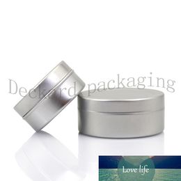 20g 50pcs/lot Empty Aluminium Jars Refillable Cosmetic Bottle Ointment Cream Sample Packaging Containers Straight Cap