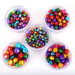 50-300Pcs Jingle Bells Aluminum Loose Beads Small For Festival Party Decoration Christmas Tree Decoration DIY Crafts Accessories w-00516