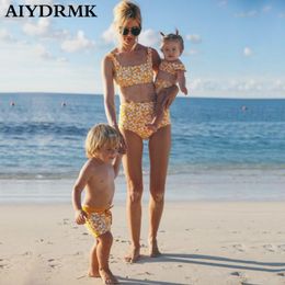 matching family swimming suits