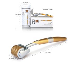 ZGTS 192 Titanium MicroNeedle Therapy derma roller For Acne Scar Anti-Aging Skin Beauty Care Rejuvenation CE