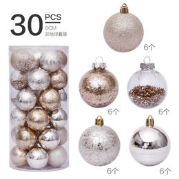 6cm30pcs christmas decorations for tree ball palline trasparenti Christmas tree Pendant adornos de navidad 201130