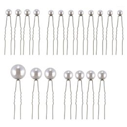 Hair Clips & Barrettes 18Pcs Wedding Pearl Pins Bridal Rhinestone Kit Accessories For Bride Bridesmaid Women Jewelry