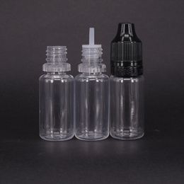 Factory Price PET Eye Dropper Bottles With Tamper Evident Caps and Long Thin Tips 5ML 10ML 15ml 20ml 30ml 50ml 100ml Oil Bottles Plastic Empty Bottles Freeship