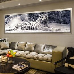 Huacan 5D Diamond Painting Animal Tiger Full Square Drill Diamond Embroidery Sale Picture Rhinestone Mosaic Decor Home Gift 201112