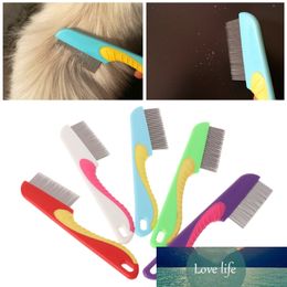 Cat Comb Dense Teeth Massage Clean Hair Stainless Steel Animal Grooming Brushes