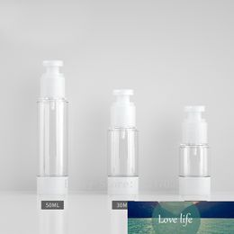 15/30/50ml 10/20/30pcs/lot Empty Clear AS Cosmetics Lotion Pump Container, DIY Travel Airless Bottles, Refillable Press Package