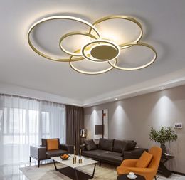 Modern LED Ceiling lights for living room bedroom Study Kitchen Gold Black LED Ceiling lamp lighting for restaurant home Fixture