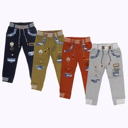 New Children Pants Autumn Spring Boys Casual Pants Letters Stars Cotton Quality Pants Kids Clothing3652648