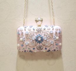 2022 White Diamond Women Clutch Bags for Women Female Purse Wallet Party Bag Envelope Bridal Wedding Evening Handbags 53