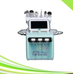 newest 6 in 1 spa rf ultrasonic scrubber skin rejuvenation oxygen jet peel facial machine