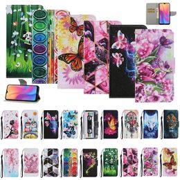 Butterfly panda marble flower Card Holder Flip Leather Wallet Case for iphone 12 pro 12 mini 11 pro max 6 7 8 plus XR XS MAX