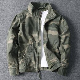 High Quality Casual Mens Outdoor Jackets New Camouflage Flight Men Coats Oversized Army Jackets Coats Brand Designer B699 201116