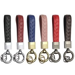 Sheepskin car woven car keychain pendant for men and women For BMW X3 X5 67 Volkswagen Mercedes-Benz Audi Various car key sets