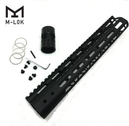 rail picatinny de cola de milano 11mm Rebajas M LOK 12 PULGADA HandGuard Light Design Fit AR15 (.223 / 5.56) Color negro