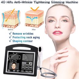 4D HIFU High Intensity Focused Ultrasound Hifu Face Lift Machine Wrinkle Removal With 8 Cartridges For Face and Body