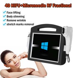 New arrivals 2 in 1 RF Fractional Microneedle 4D HIFU Face lifting Body slimming Machine kmslaser
