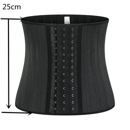 Latex Waist Trainer Shapers Corset Slimming Belt Underbust 25 Steel Boned Hot Body Women Shapewear T200707