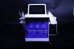 2020 newest 4 in1 Hydra water Dermabrasion with RF Bio-lifting Hydro Microdermabrasion Facial Cleansing Machine Free ship