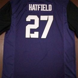 3740 #27 Purple Brandon Hatfield TCU Horned Frogs Alumni College Jersey or custom any name or number jersey