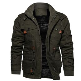 Casacos de jaqueta de velo inverno de inverno casacos grossos quentes parkas casuais outwear casacos homens jaquetas masculina Inverno sobretudo 210203